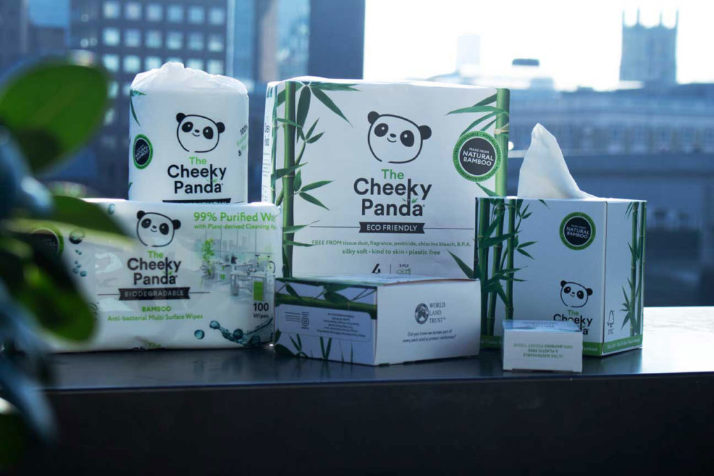 Eco toilet and tissues brand The Cheeky Panda