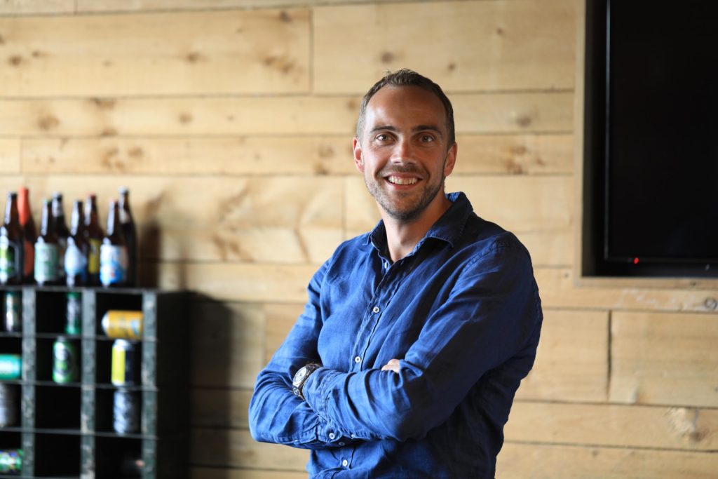 Beer Hawk CEO Mark Roberts encourages staff to innovate